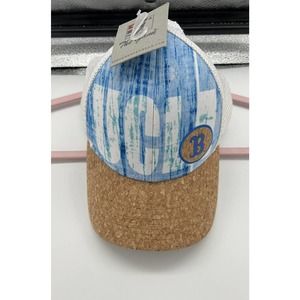 UCLA Bruins The Game Snapback Cap Trucker Hat Mesh Back Cork Brim New With Tags